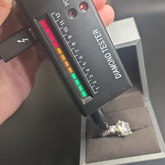 5ct Moissanite 3-Stone Ring – Size 6 (S925 Solid Silver) - Picture 15 of 15